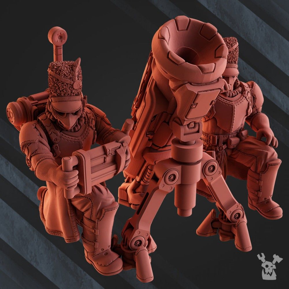 Steamguard Heavy Weapons - The Printable Dragon