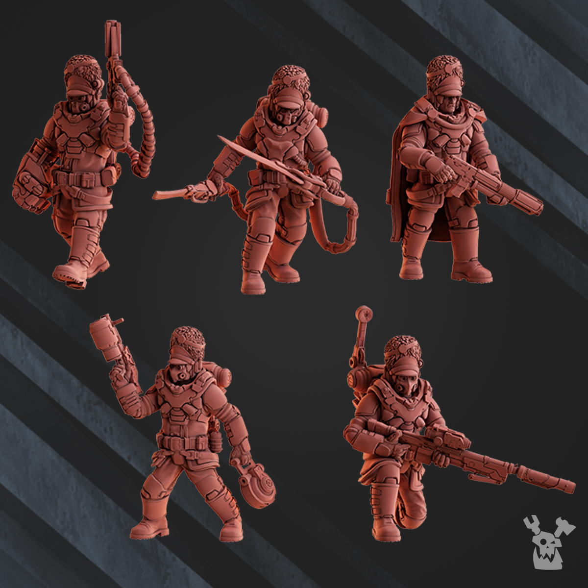 Steamguard Stormtroopers Squad - The Printable Dragon