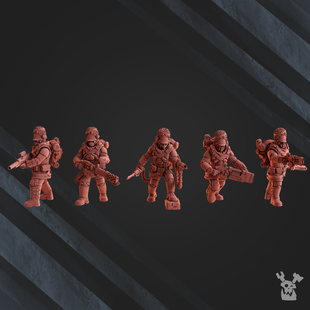 Steamguard Stormtroopers Squad - The Printable Dragon