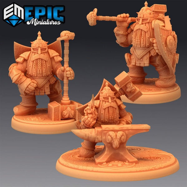 Steel Drawf 3D-printed model