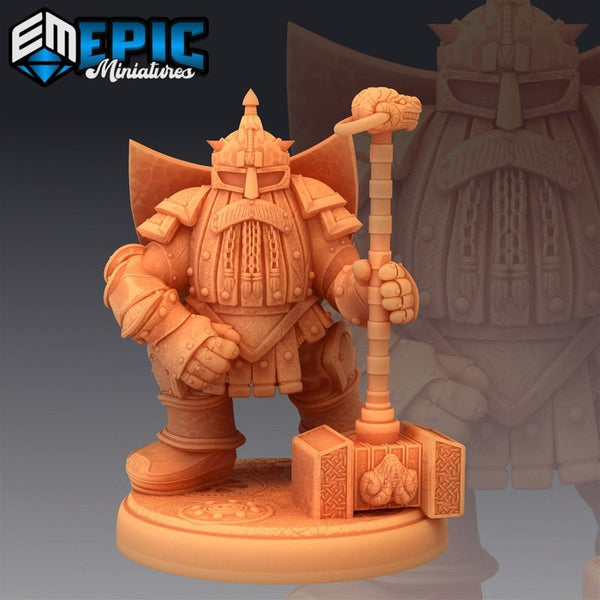 Steel Drawf 3D-printed model