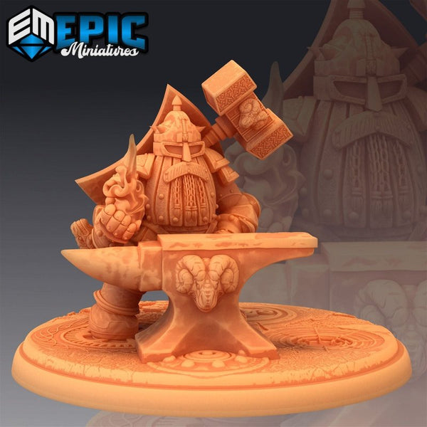 Steel Drawf 3D-printed model