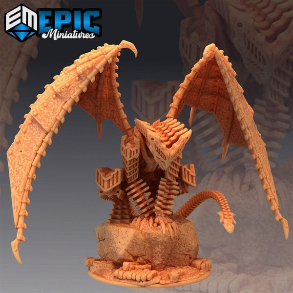 Steel Forged Dragon 3D-printed model