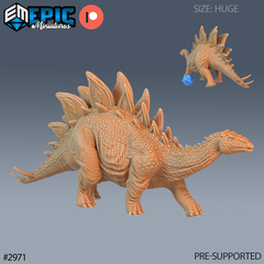 Stegosaurus 3D-printed model