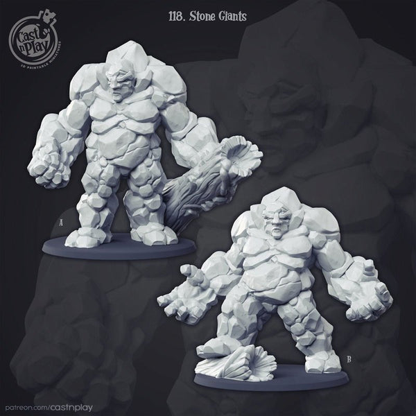 Stone Giants 3D-printed model