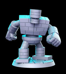 Stone Golem 3D-printed model