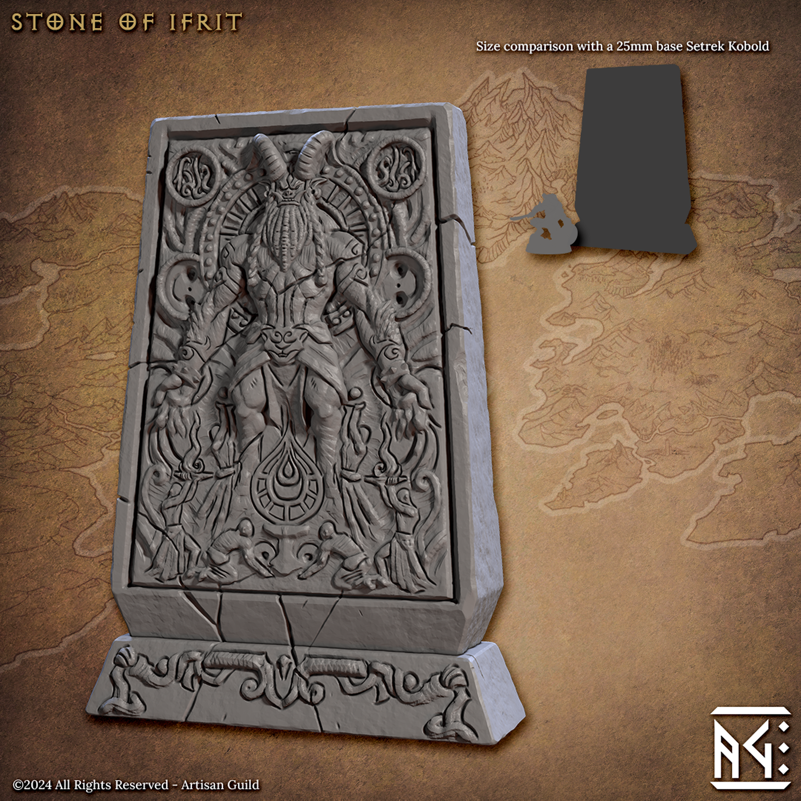 Stone Of Ifrit - The Printable Dragon