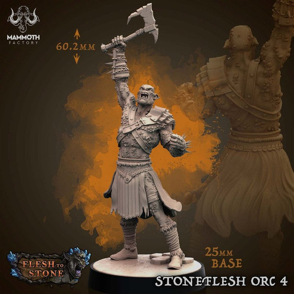 Stoneflesh Orc 3D-printed model