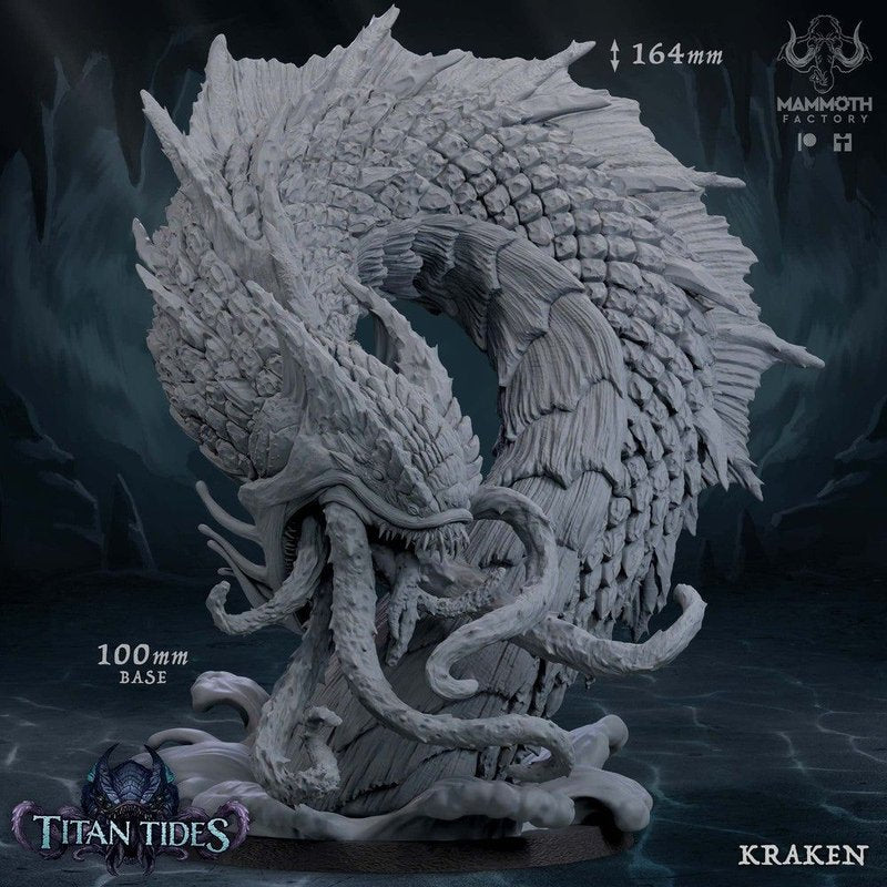 Storm Titan Kraken 3D-printed model