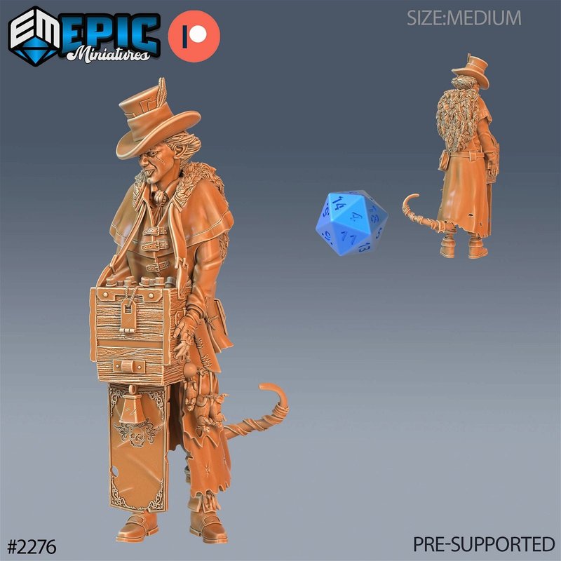 Strange Merchant 3D-printed model