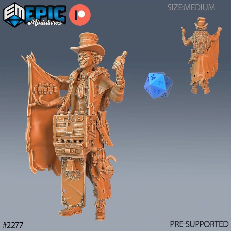 Strange Merchant 3D-printed model