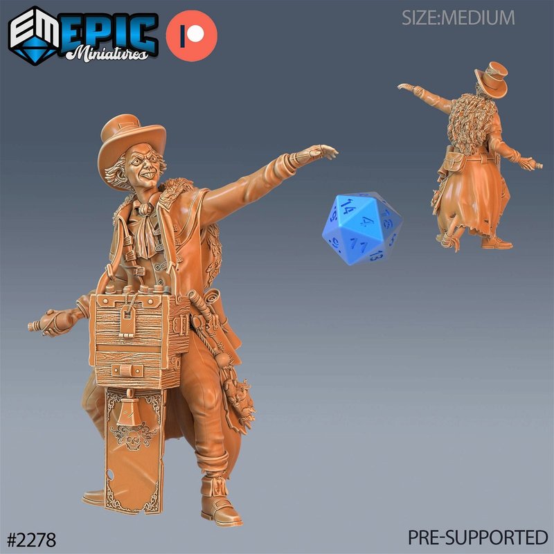 Strange Merchant 3D-printed model