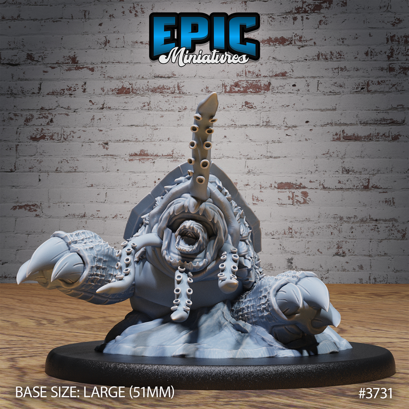 Subterranean Horror 3D-printed model