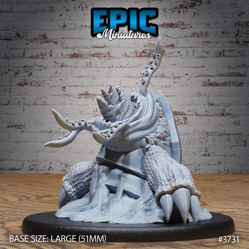 Subterranean Horror 3D-printed model