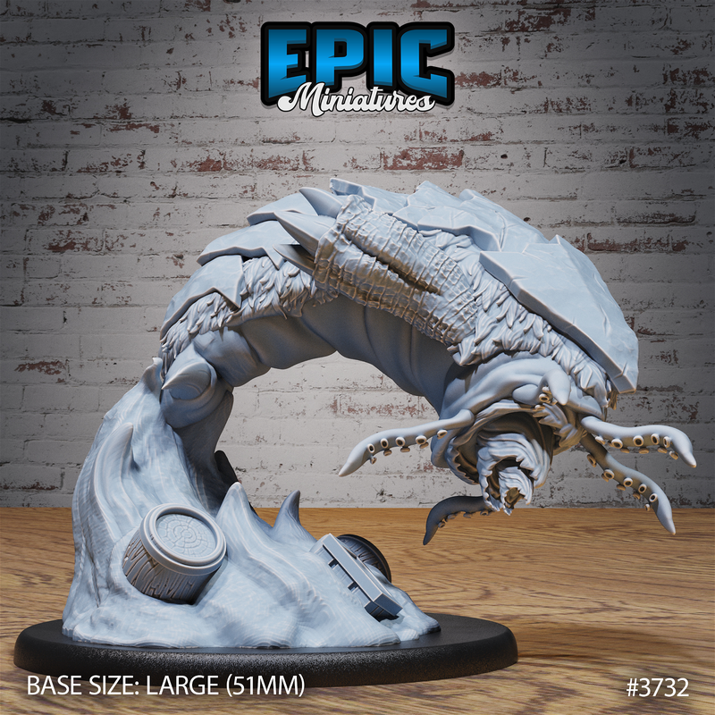 Subterranean Horror 3D-printed model