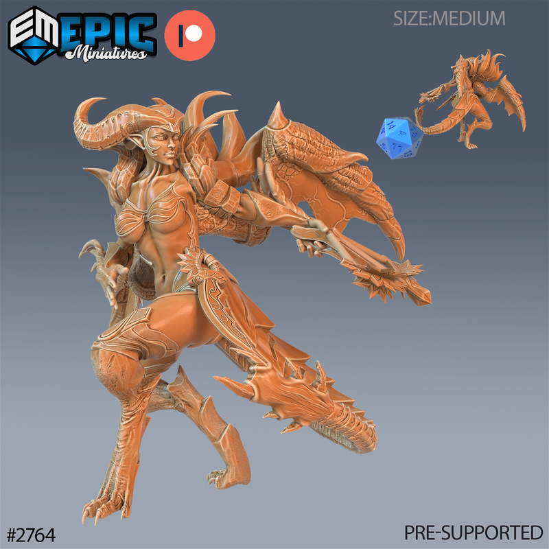 Succubus Empress 3D-printed model