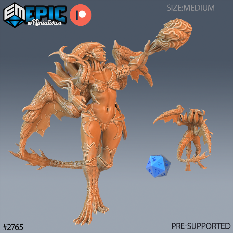 Succubus Empress 3D-printed model