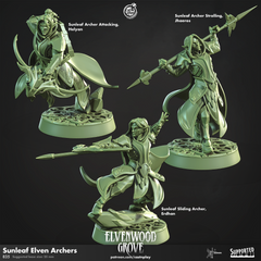 Sunleaf Elven Archers - The Printable Dragon