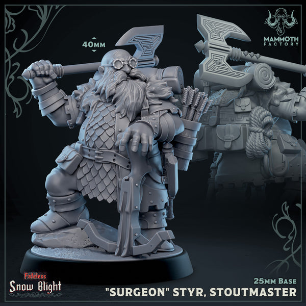 The Seven Stoutmasters 3D-printed model