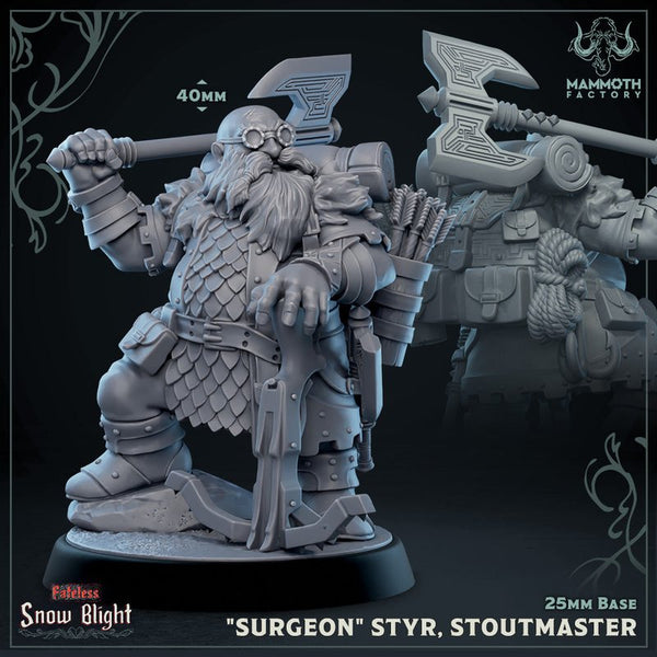 The Seven Stoutmasters 3D-printed model