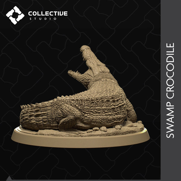 Swamp Crocodile - The Printable Dragon