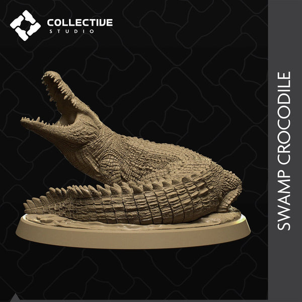Swamp Crocodile - The Printable Dragon