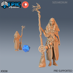 Swamp Hag 3D-printed model