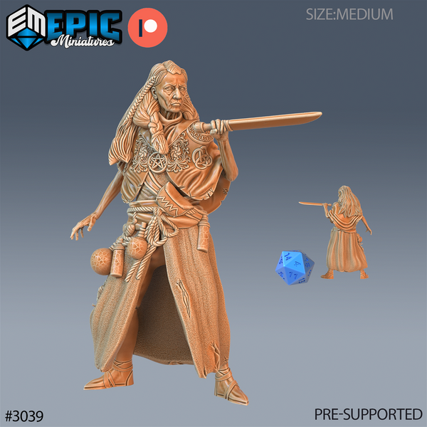 Swamp Hag 3D-printed model