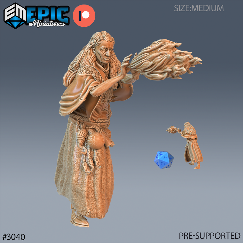 Swamp Hag 3D-printed model