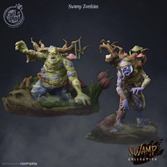 Swamp Zombie 3D-printed model