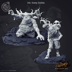 Swamp Zombie 3D-printed model