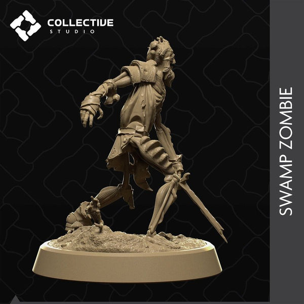 Swamp Zombie 3D-printed model
