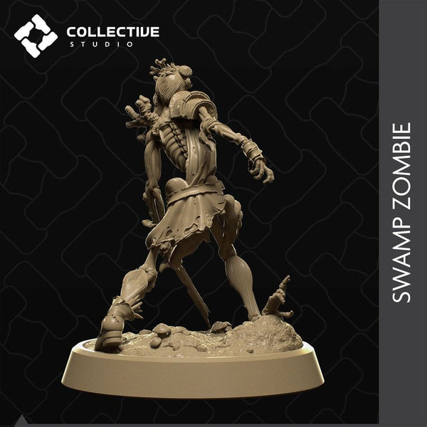 Swamp Zombie 3D-printed model