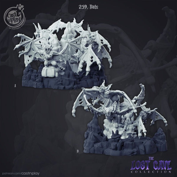 Swarm Of Bats 3D-printed model