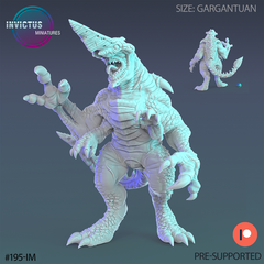 Sword Head Kaiju 3D-printed model