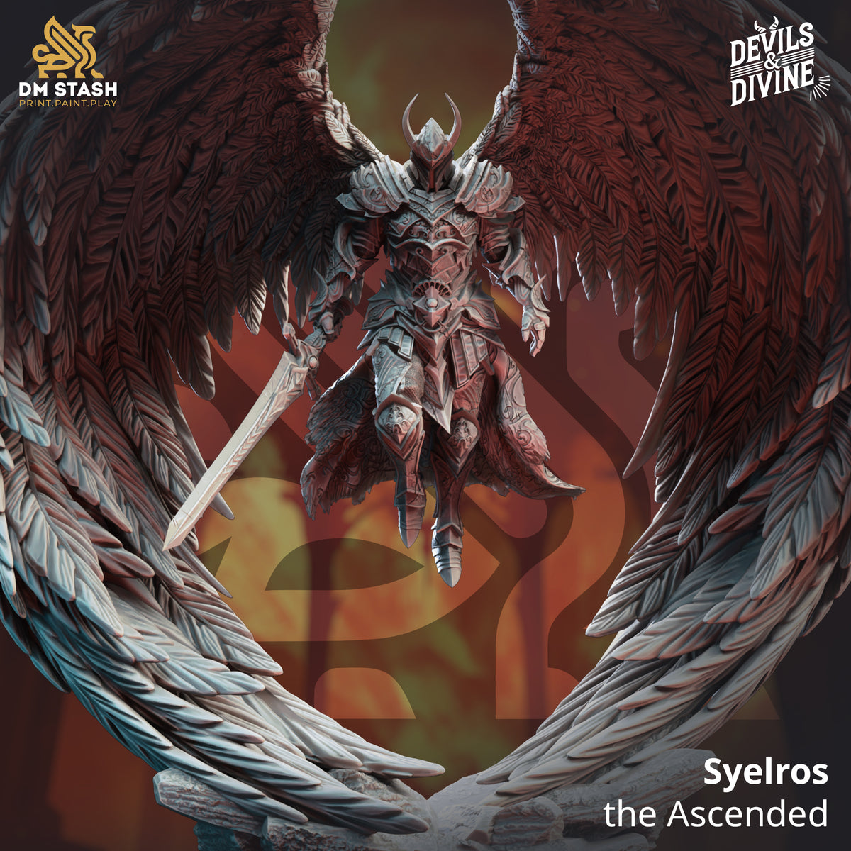 Syelros the Ascended 3D-printed model