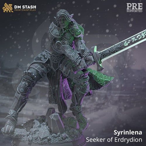 Syrinlena Seeker Of Erdrydion - The Printable Dragon