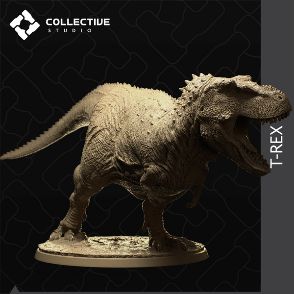 T-Rex 3D-printed model
