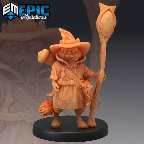 Tabaxi Sorcerer 3D-printed model