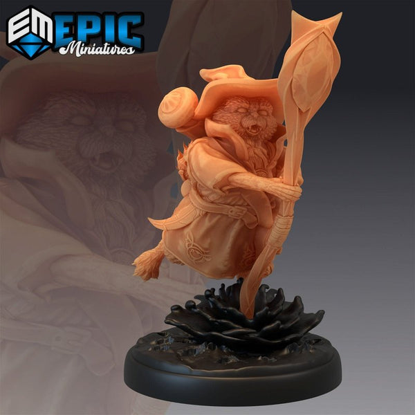 Tabaxi Sorcerer 3D-printed model