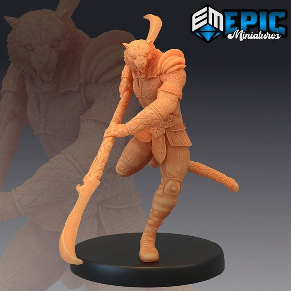 Tabaxi Tiger 3D-printed model