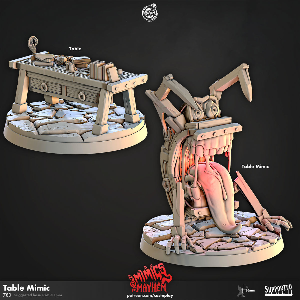 Table Mimic - The Printable Dragon