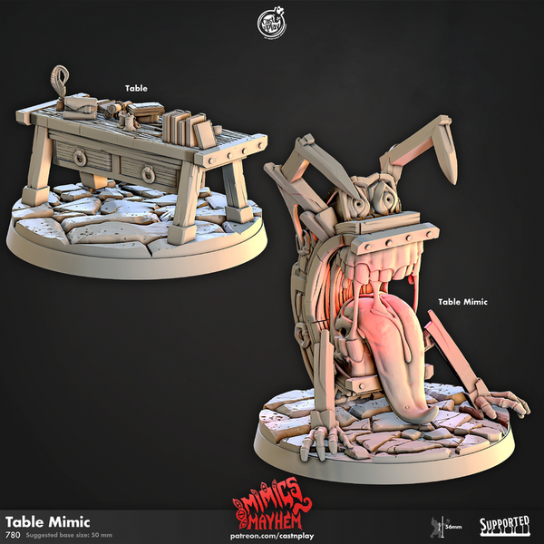 Table Mimic 3D-printed model
