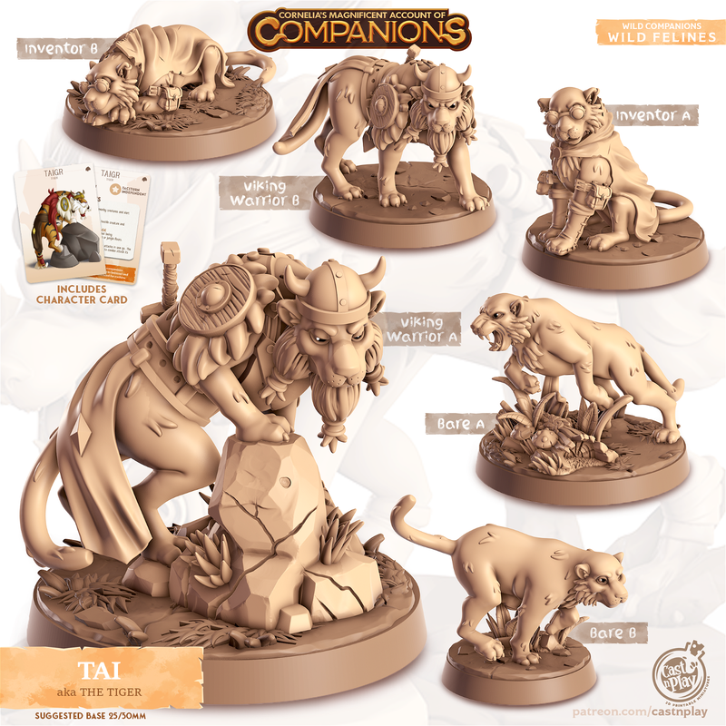 Tai The Tiger 3D-printed model