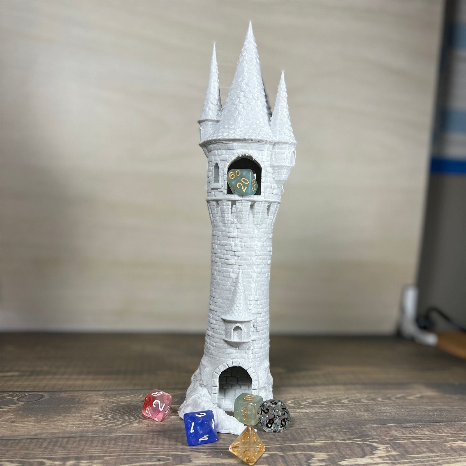 Tall Dice Tower - The Printable Dragon