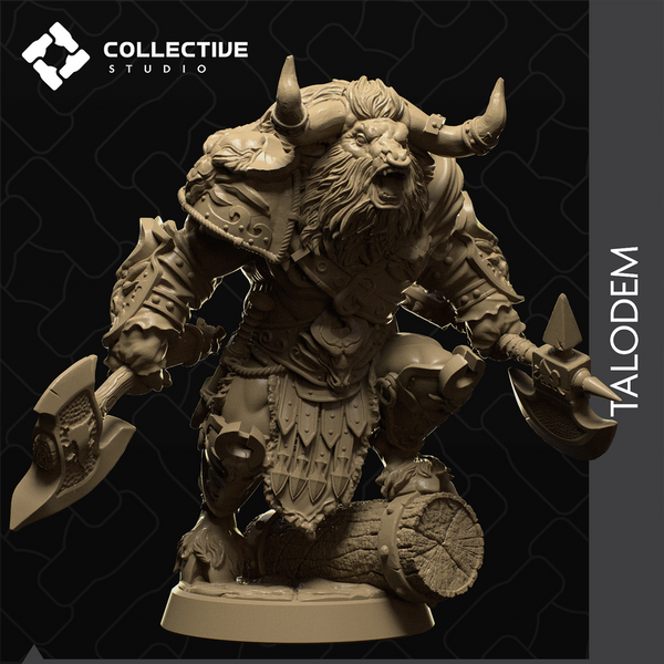Talodem 3D-printed model