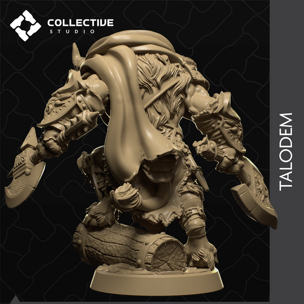 Talodem 3D-printed model