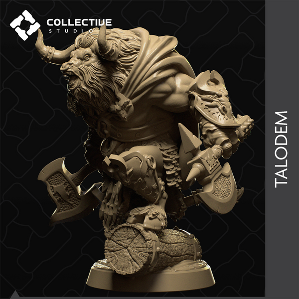 Talodem 3D-printed model