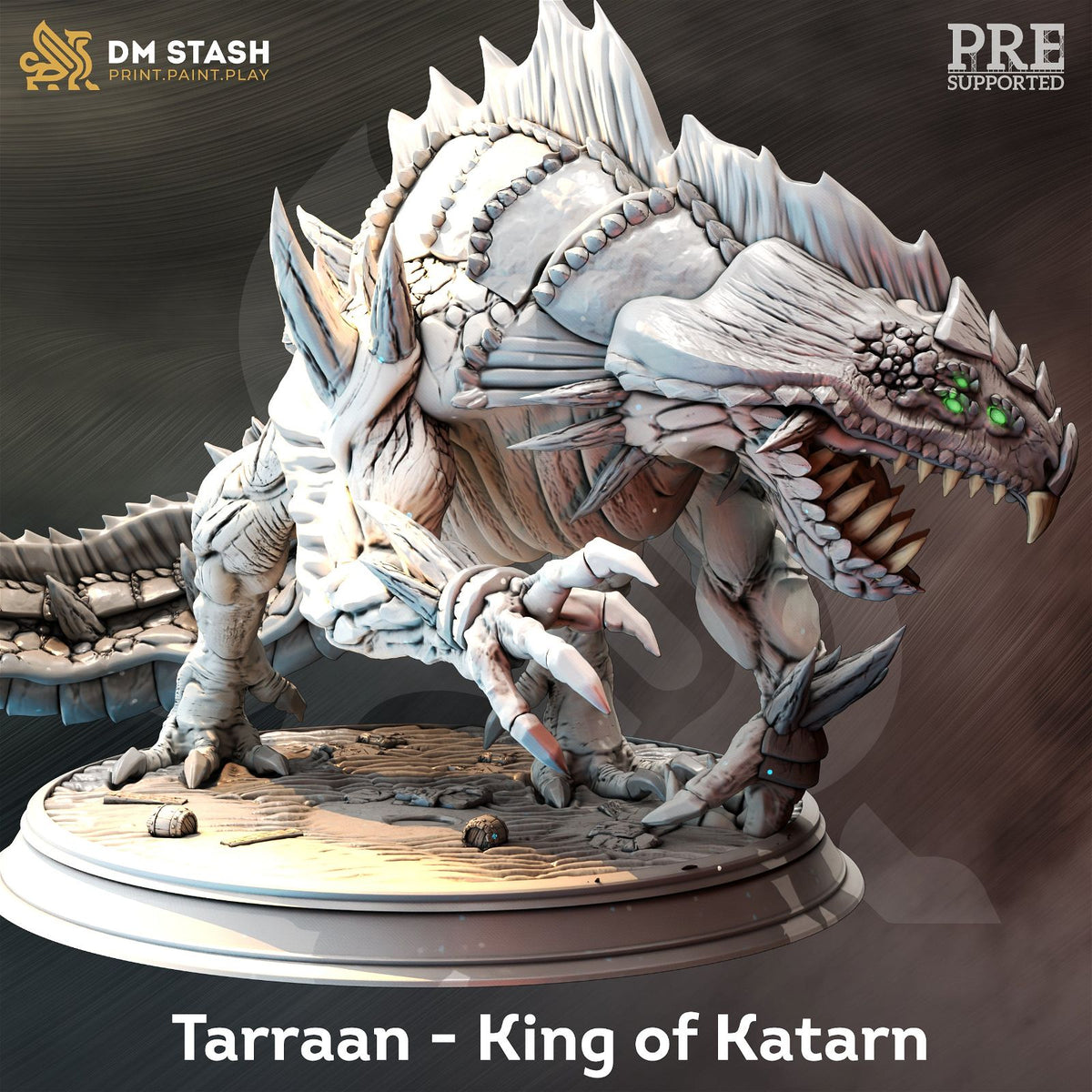 Tarraan - King Of Katarn - The Printable Dragon