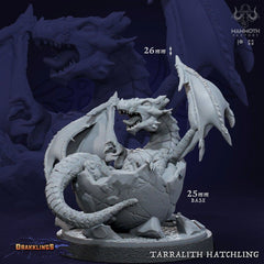 Tarralith Hatchling 3D-printed model